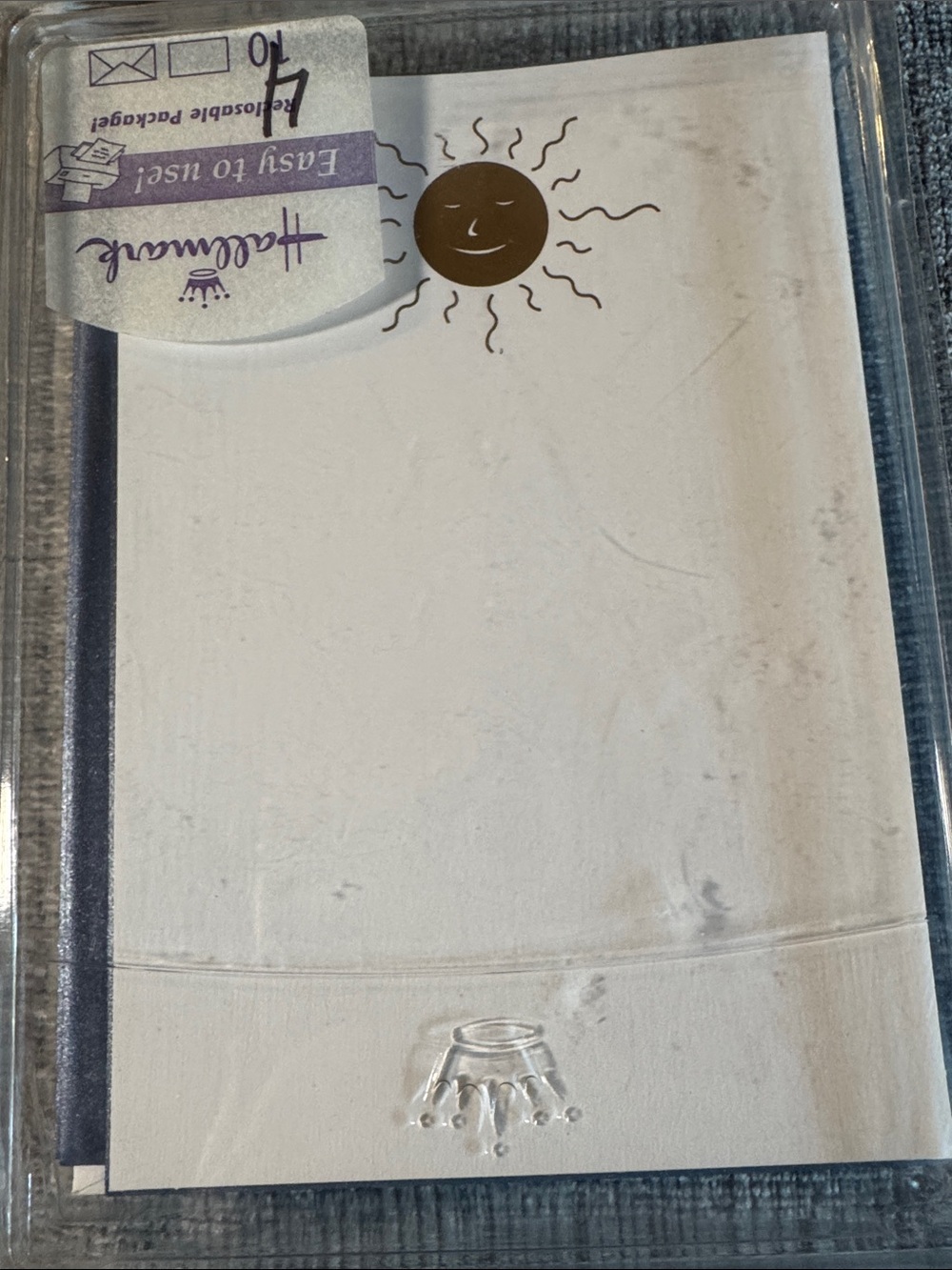 Hallmark White & Gold Sun Note Cards -Note Set is for 4 items NOT 10
